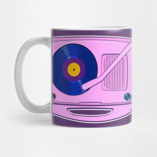 Vintage Portable Pop Record Player Mug